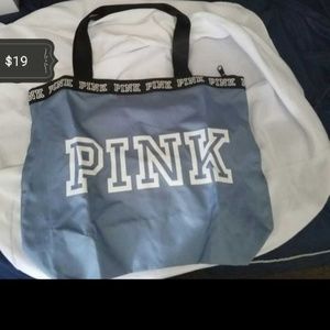 Victoria's Secret PINK  Periwinkle Blue Tote